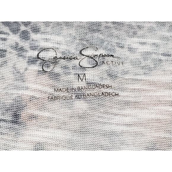 Jessica Simpson Active Multi Color Snake Design Sleeveless Scoop Neck Shirt Top - Picture 4 of 7